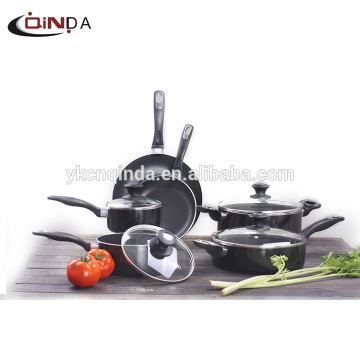 10pcs cozinhar cookware antiaderente definido com indução